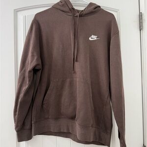 Nike Hoodie - Brown M